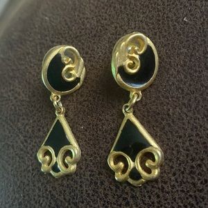 Vintage Signed DON-LIN dangle earrings